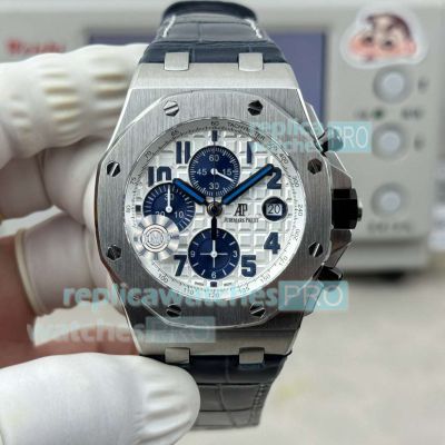 Swiss 3126 OMF Audemars Piguet Royal Oak Offshore 26238 White Dial Copy Watch 